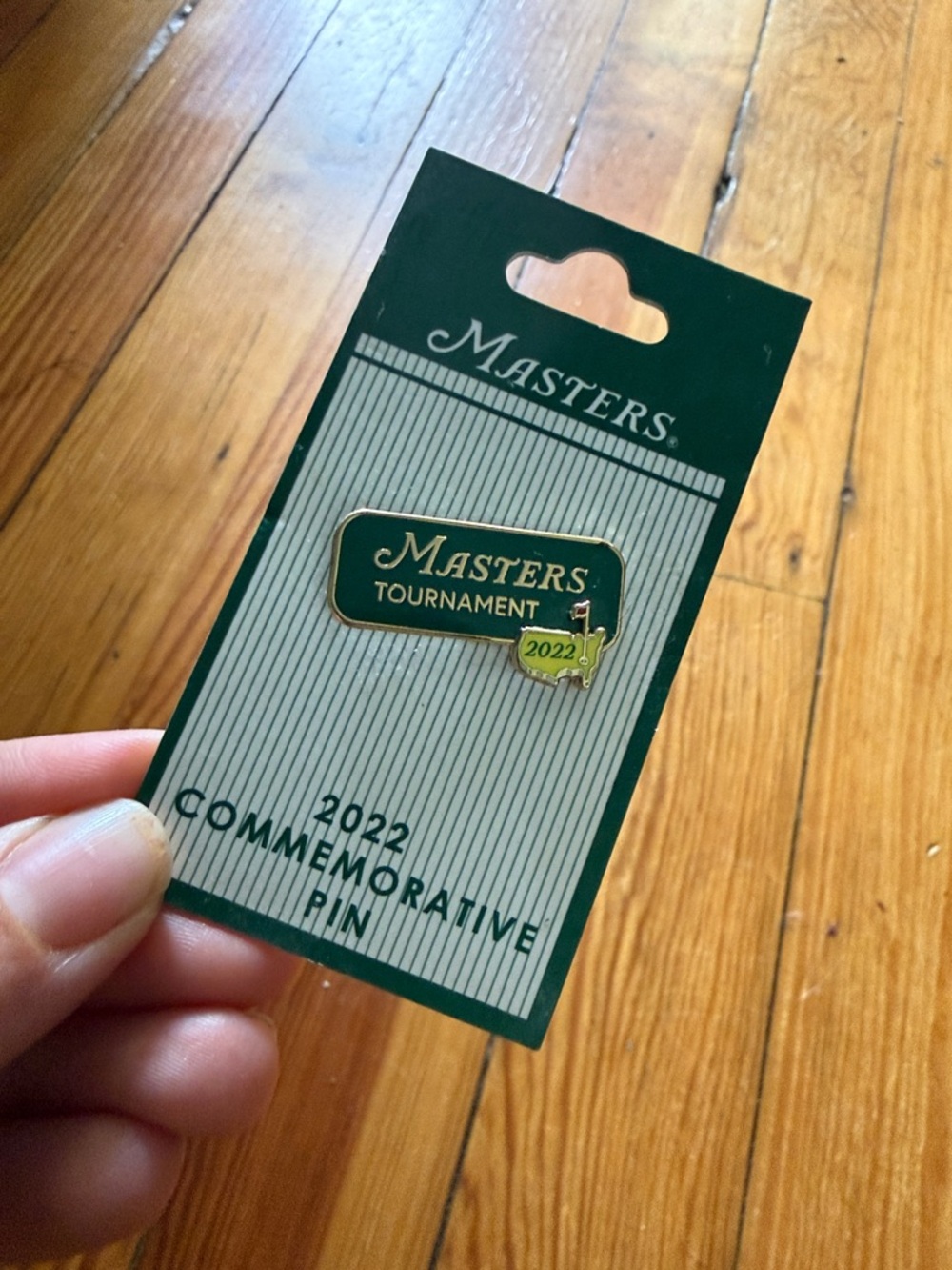 Masters 2022 commemorative pin golf merch